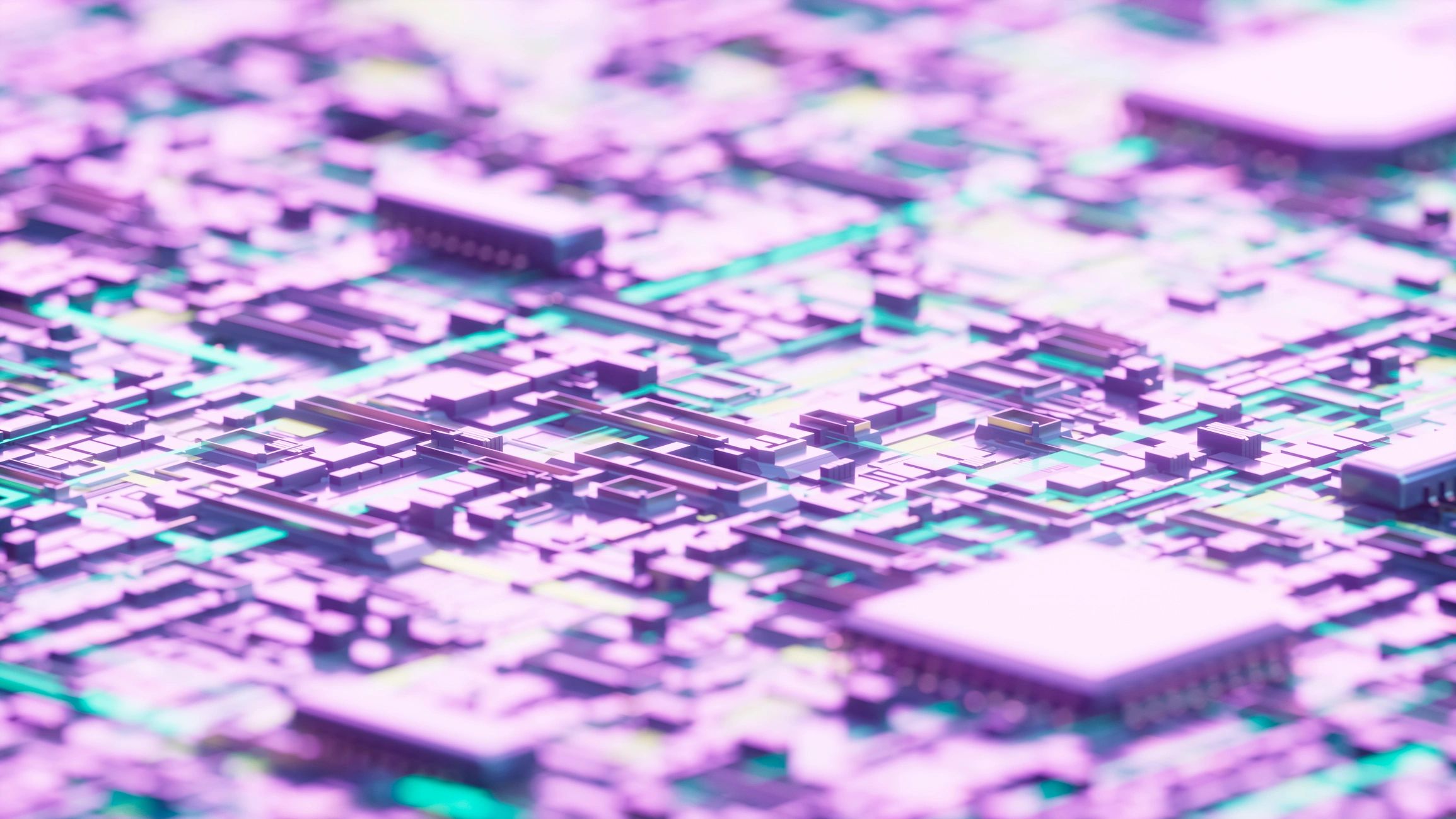 integrated circuits closeup